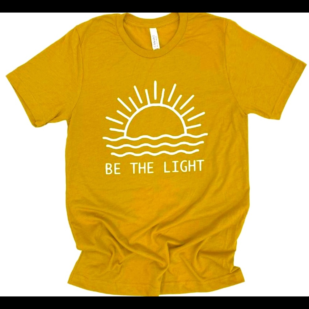 Canva Be the light Graphic TShirt